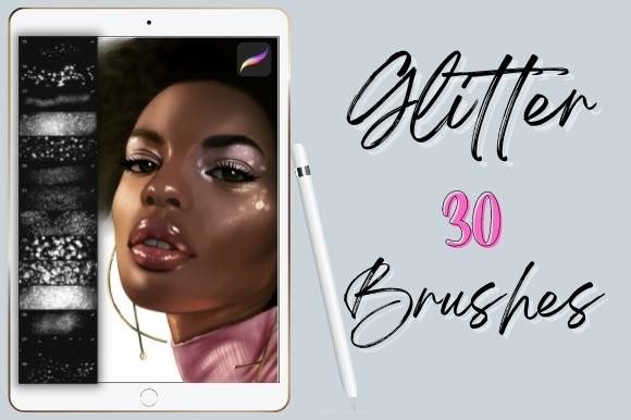 30 Procreate Glitter Brushes: Effortless Sparkle for Digital Art