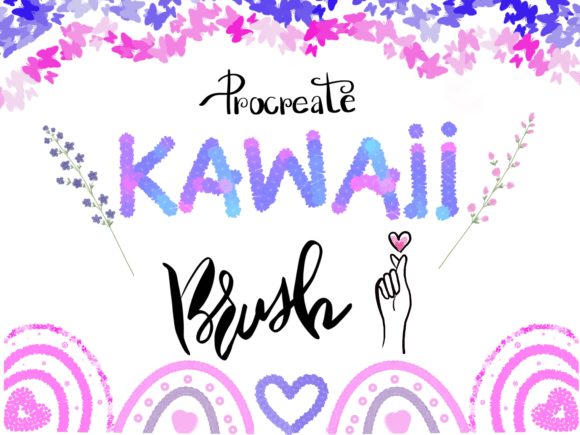 Adorable Kawaii Art Made Easy with 36 Procreate Brushes