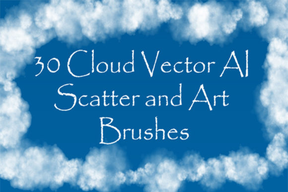Elevate Your Art: 30 Cloud Illustrator Brushes for Dreamy Effects