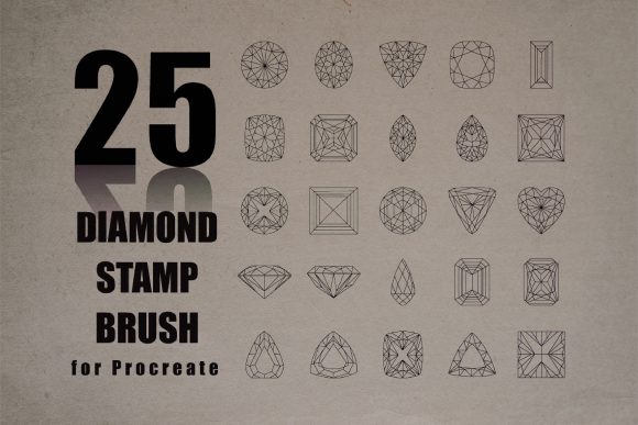 Elevate Your Designs with Diamond Shape Stamp Brushes