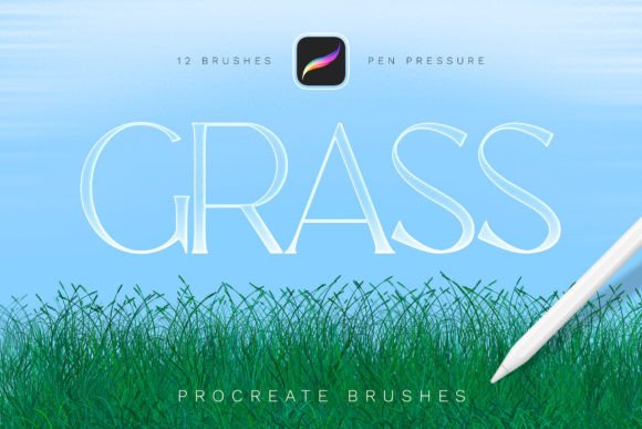 Grass Procreate Brushes: Natural Textures for Digital Artists