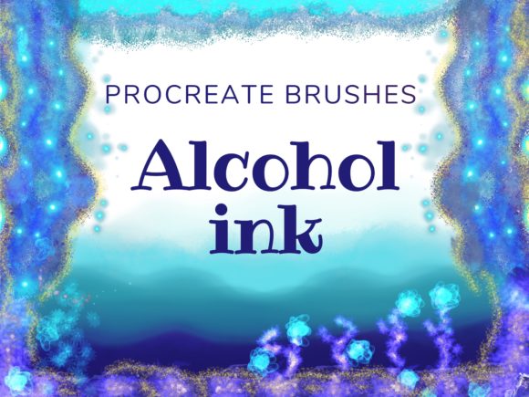 Master Alcohol Ink Effects with 80 Procreate Brushes