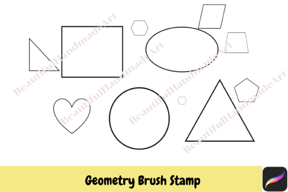 Mastering Digital Design: Procreate Brush Stamps Geometry iPad