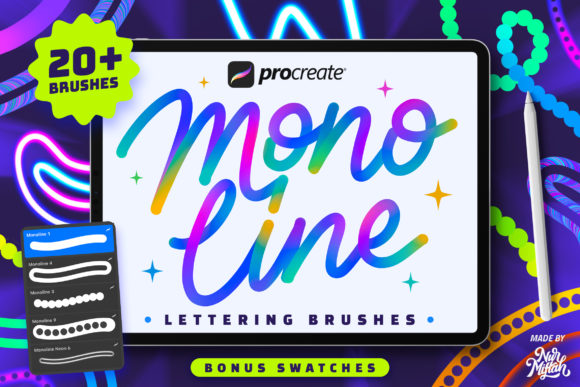 Mastering Procreate Monoline Lettering Brushes for Digital Artists