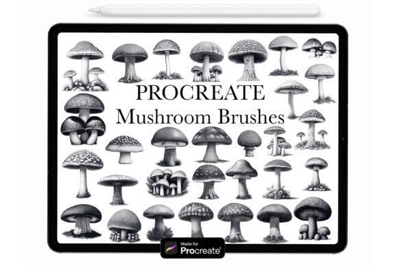 Procreate Mushrooms: Creative Brushes for Modern Design