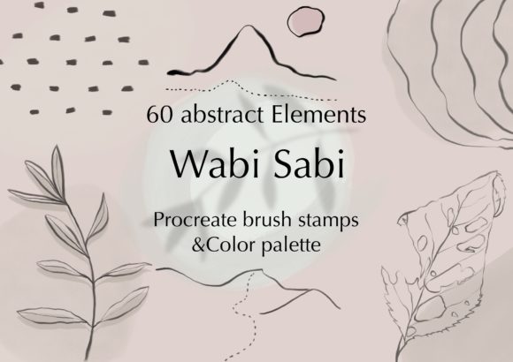 Procreate Stamps Brushes Wabi Sabi: Embracing Imperfect Beauty