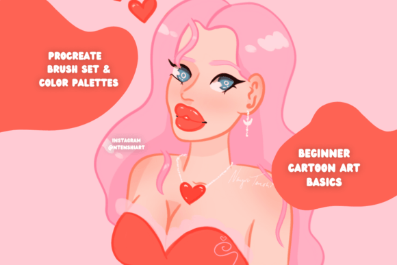 Start Your Cartoon Art Journey with This Procreate Brush Set