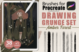 Unleash Raw Texture with Procreate Drawing Grunge Brushes