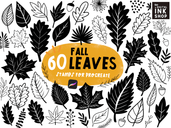 Unlocking Autumn's Palette: Using Fall Leaf Stamps in Procreate