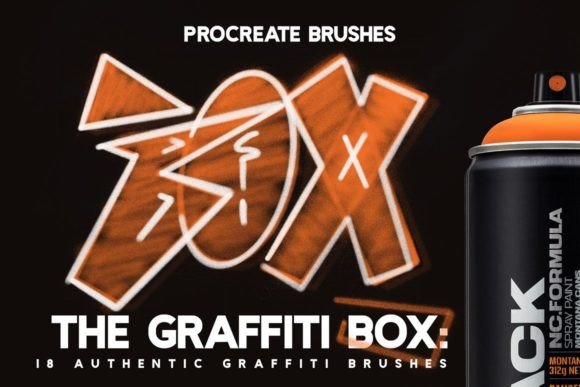 Urban Authenticity: A Deep Dive into The Graffiti Box: Procreate Brushes